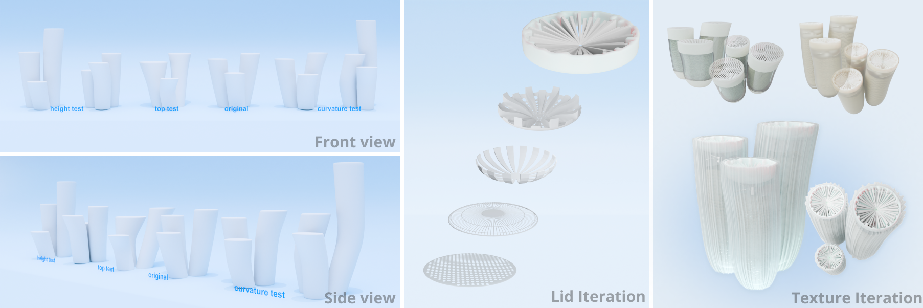 Coralline modeling and material exploration